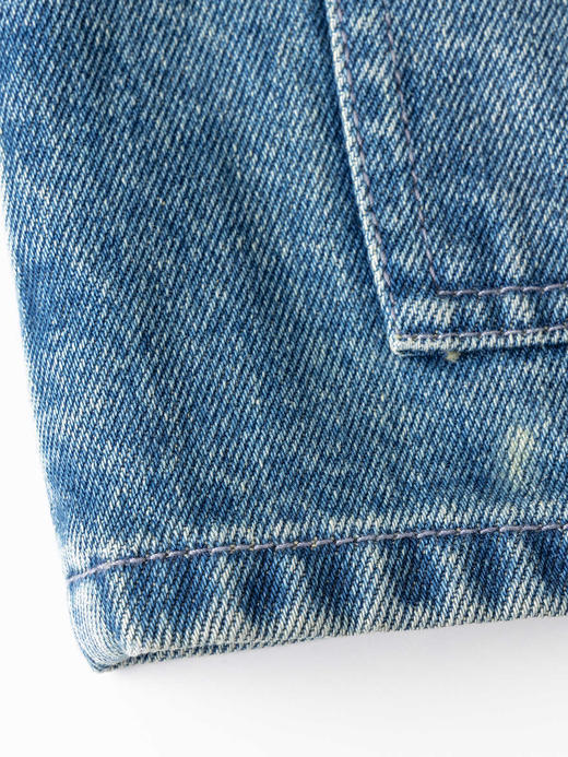 COCO ZONE"吉普赛连衣裙“夏季设计感双口袋无袖U领牛仔背带裙CC1B1440 商品图7