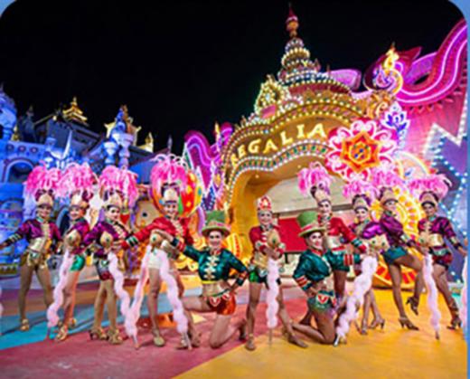 泰国普吉梦幻嘉年华乐园门票+皇家座+自助餐+接送 商品图0