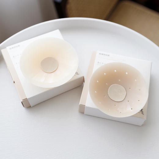 【6.10积分当钱花】SINMIRE胸贴仿真肌乳贴防凸点  #07白暖肤-18孔透款| 商品图2