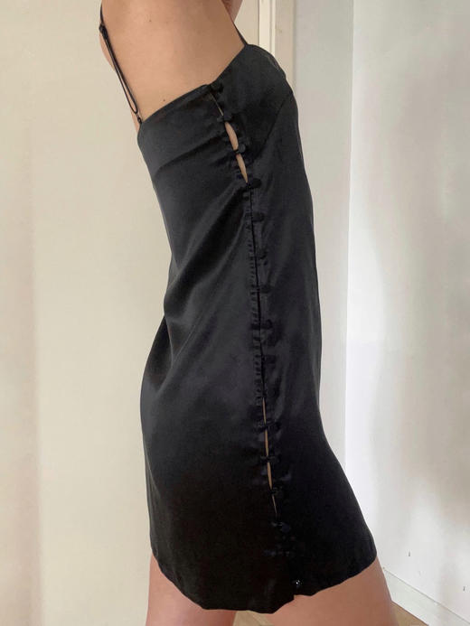 LCM｜Midnight Muse Long TOP / mini Dress [ 双侧全开衩真丝短裙 可搭配下装 秒变TOP ] 【定制尺码加收10%定制费】 商品图10