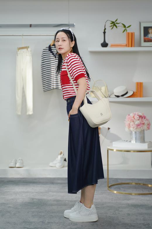 臣禾丹宁风半身裙JZ242030375 商品图8