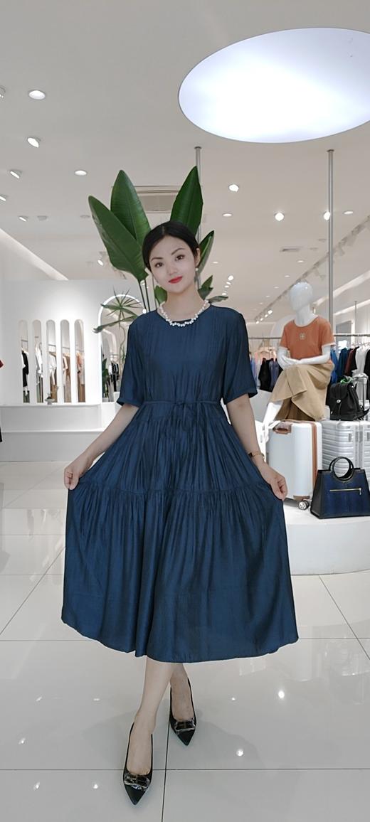 488059铜氨丝天丝连衣裙 商品图2