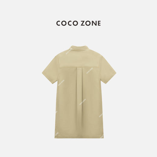 COCO ZONE  "安德鲁连衣裙"时尚简约翻领连体衣休闲多口袋连体裤CC1B1416 商品图1