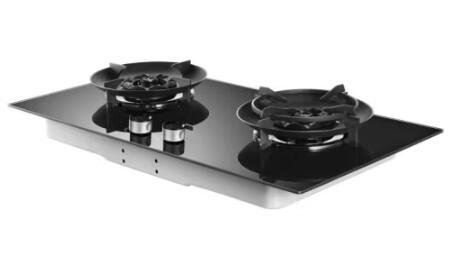 老板（Robam）（510326）5.0KW大火力双眼嵌入式天然气燃气灶 熄火保护自动断气 全铜炉头三维立体燃烧烟灶联动 JZT-9B313 黑色 商品图1