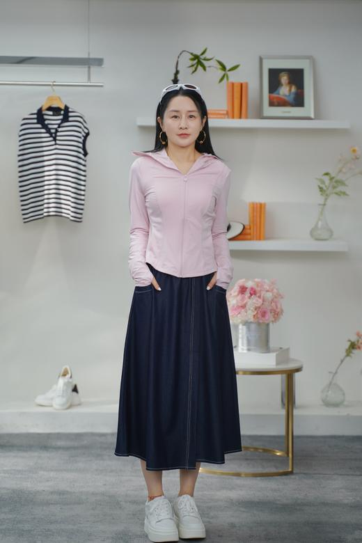 臣禾丹宁风半身裙JZ242030375 商品图5