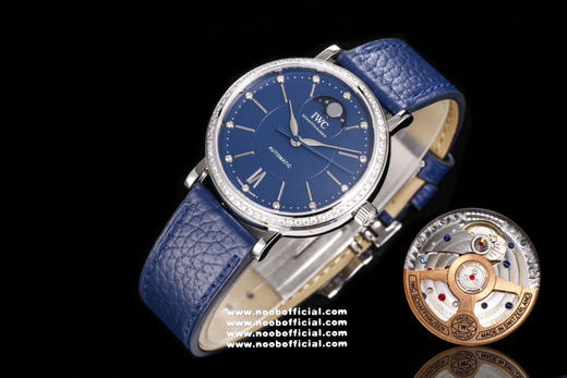 NOOB新品 颜值巅峰
IWC旗下最耀眼的明星，万国长动能月相专家。
全新的柏涛菲诺系列IW659601透底腕表。独家巨资订制万国Cal.32800真月相功能机芯 商品图2