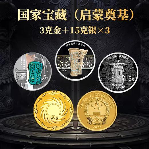 【预定】2024国家宝藏纪念币 中国人民银行 商品图0