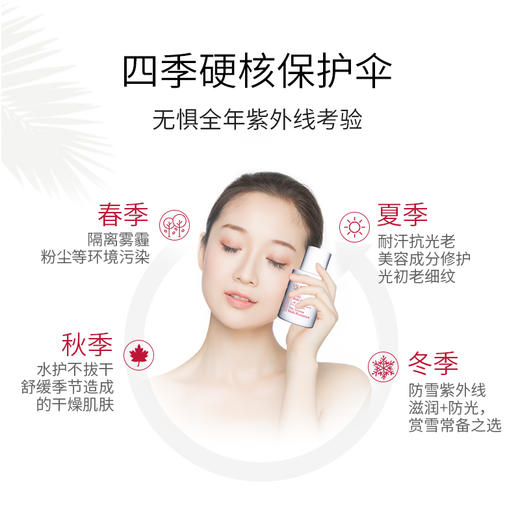 1楼娇韵诗轻透隔离防晒乳（润粉色）50ml 商品图3