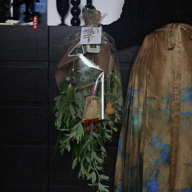 手持艾旗招百福，门悬蒲剑斩千邪
（福禄款）