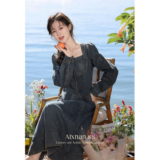 鹿向南《胶片日记》流行套装裙春季新款气质时尚套装L33369-2+L33369-1 商品图3