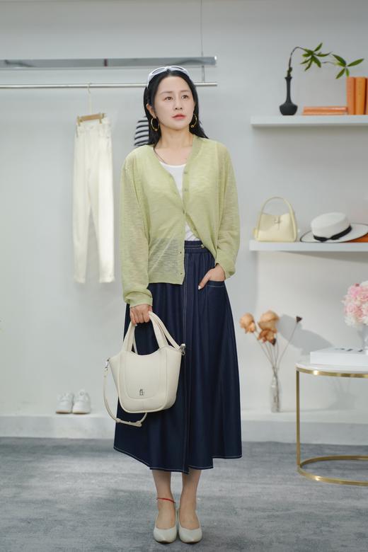 臣禾丹宁风半身裙JZ242030375 商品图13