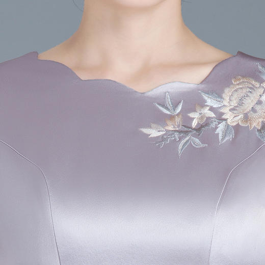 LHS新款新中式国风日常改良旗袍连衣裙女装夏季高级感气质长裙子 商品图1