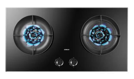 老板（Robam）（510326）5.0KW大火力双眼嵌入式天然气燃气灶 熄火保护自动断气 全铜炉头三维立体燃烧烟灶联动 JZT-9B313 黑色 商品图0