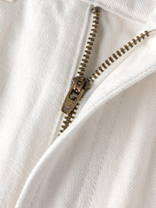 COCO ZONE "白牛” 夏季高级感白色直筒牛仔裤显瘦阔腿裤CC1B1364 商品图4