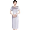 LHS新款新中式国风日常改良旗袍连衣裙女装夏季高级感气质长裙子 商品缩略图4