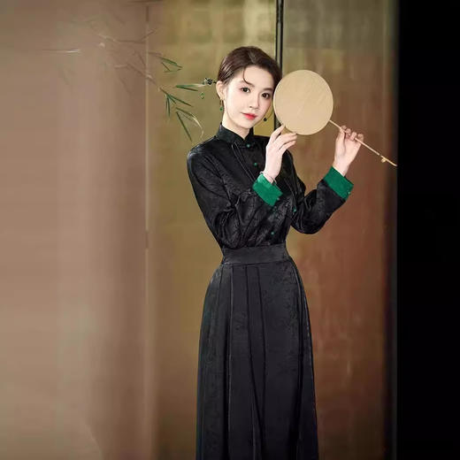 新中式禅意古色古香古韵汉元素日常复古民国风旗袍女装连衣裙 商品图3