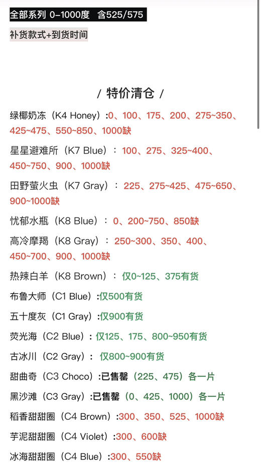 Serltyca年抛 捡漏活动！韩国Mi工厂产，硅水凝胶材质；清仓活动；仅29/副！下单切记看库存哈！ 商品图1