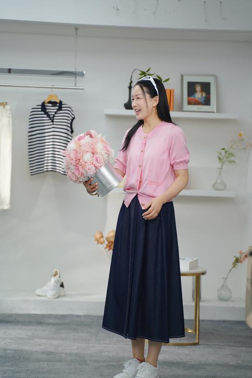 臣禾丹宁风半身裙JZ242030375 商品图7