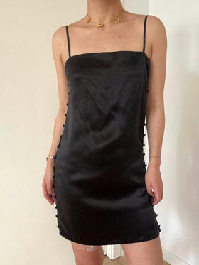 LCM｜Midnight Muse Long TOP / mini Dress [ 双侧全开衩真丝短裙 可搭配下装 秒变TOP ] 【定制尺码加收10%定制费】
