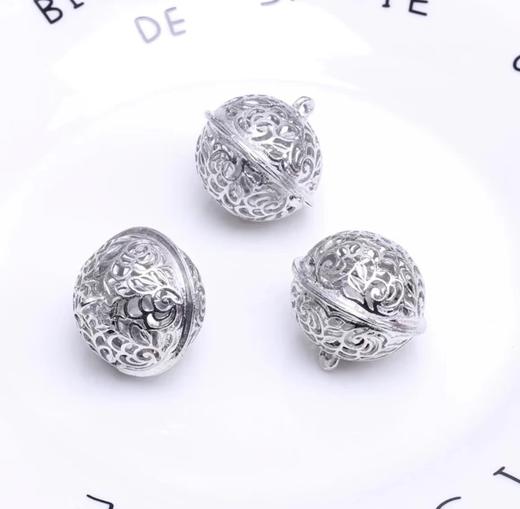 银色镂空小铃铛（10个/包） 商品图2