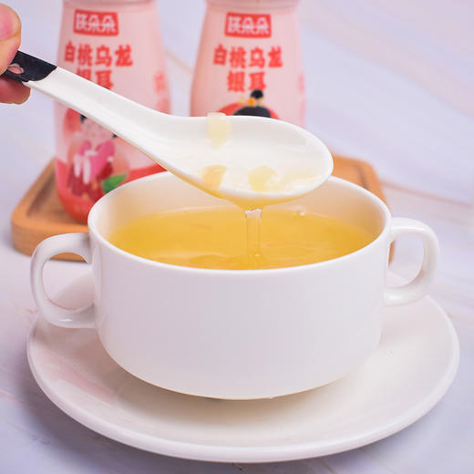 姚朵朵 白桃乌龙银耳198ml*6瓶 代餐零食即食鲜炖银耳羹健康营养方便速食 商品图2