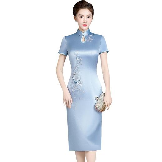 LHS新中式旗袍2024新款年轻款高端气质改良日常平时可穿连衣裙女夏季 商品图4