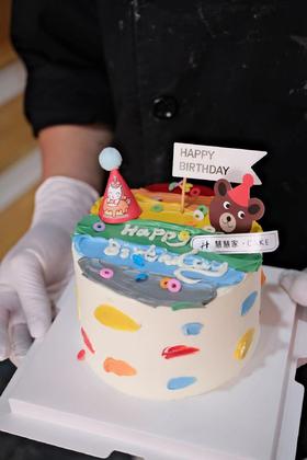 蛋糕定制—彩虹蛋糕