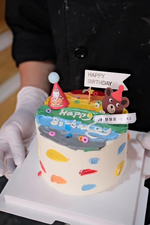 蛋糕定制—彩虹蛋糕 商品图0