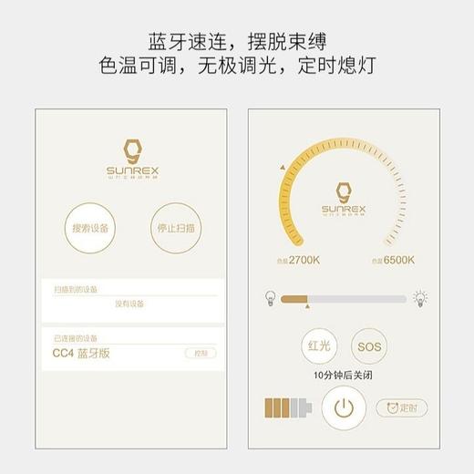 山力士CC4帐篷露营野营应急可充电照明超量户外灯 商品图6