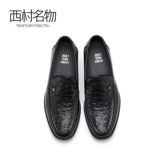 西村名物2023年春夏季款英伦商务男鞋商场同款精致骆驼纹皮鞋X13AV12821 商品图3