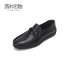 西村名物2024夏季新品真皮复古软底舒适透气高档中年休闲男士皮鞋X14AW13881 商品缩略图0