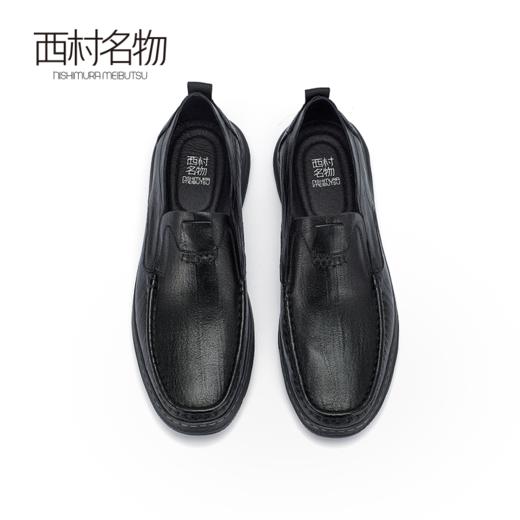 西村名物2024春季新品英伦风伴郎新郎休闲日常男士皮鞋真皮高档X14AW10791 商品图4
