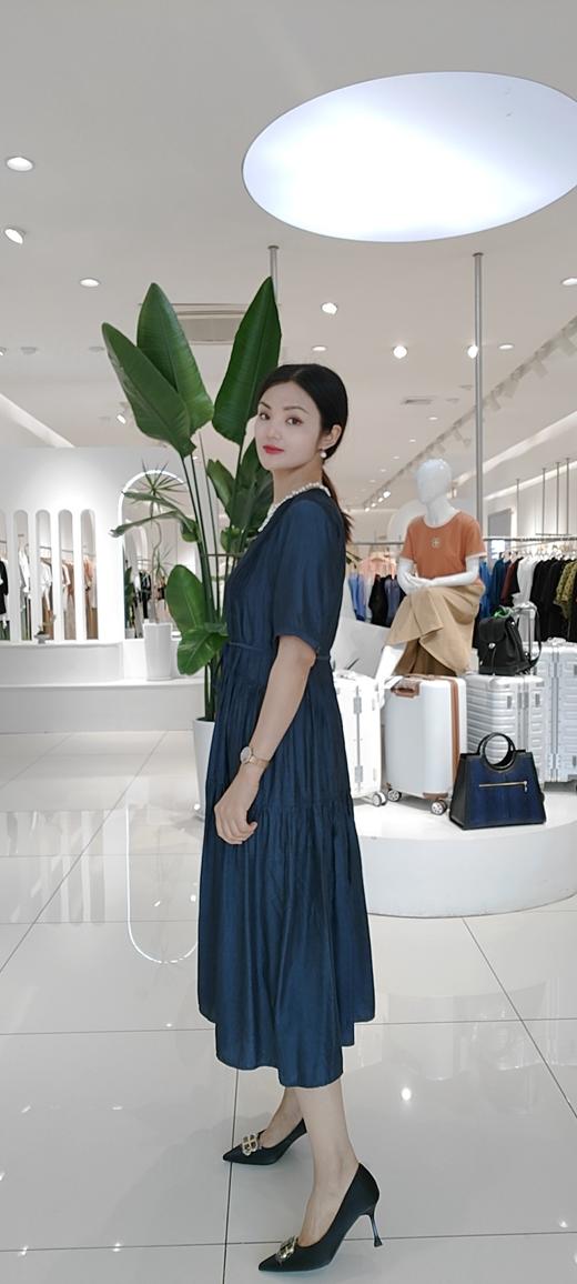 488059铜氨丝天丝连衣裙 商品图3