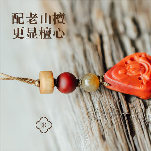 米马饰物 天然带原皮南红手工雕刻佛公与观音 十方诸佛，同一法身 商品图4