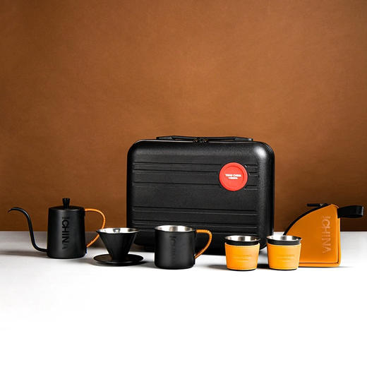 中国国家队咖啡用品套装-黑 商品图0