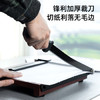 得力A4木制切纸机 切纸刀裁纸刀裁纸机铡纸刀切割神器书本办公室照片小型单次15张纸300×250mm 8004 商品缩略图6