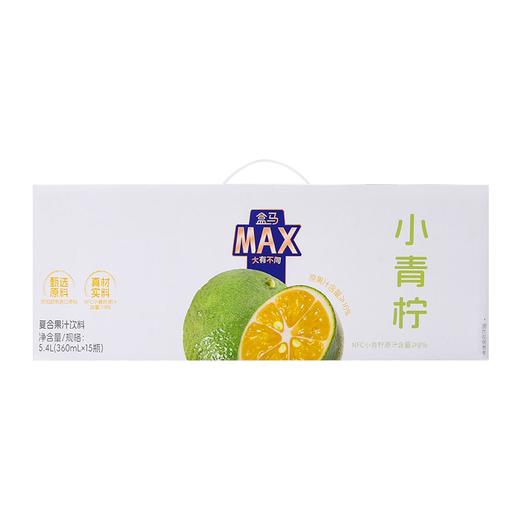 盒马X MAX 小青柠复合果汁饮料 360ml*15 商品图3