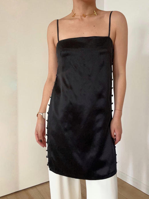 LCM｜Midnight Muse Long TOP / mini Dress [ 双侧全开衩真丝短裙 可搭配下装 秒变TOP ] 【定制尺码加收10%定制费】 商品图12