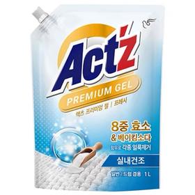 액츠 프리미엄 젤 프레시 8중효소 실내건조 일반/드럼겸용1L