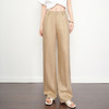 休闲亚麻阔腿裤，垂感冰丝麻直筒裤HR-MFE9002 商品缩略图2