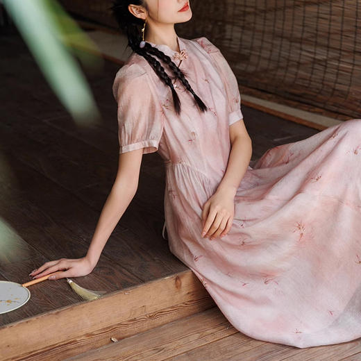 裁缝学苑AS260新中式国风连衣裙纸样女装改良旗袍收腰长裙子版型 商品图4