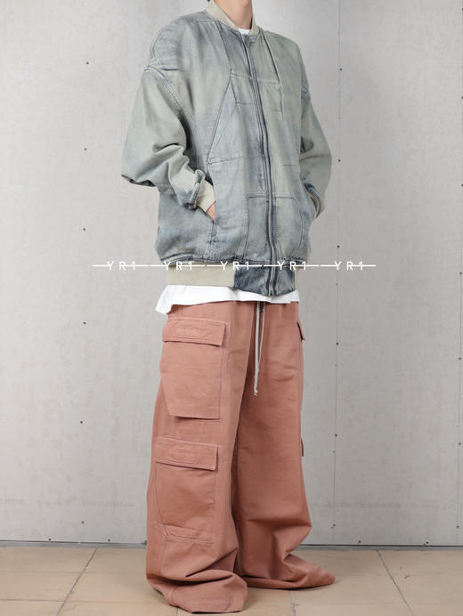 Rick Owens Drkshdw | LIDO 狮身人面像结构飞行牛仔外套 商品图2