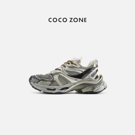 COCO ZONE 复古时尚厚底老爹鞋百搭休闲休闲鞋CC2B1128 商品图0