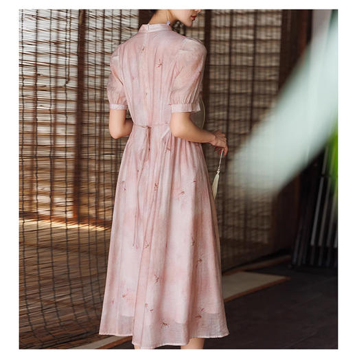 裁缝学苑AS260新中式国风连衣裙纸样女装改良旗袍收腰长裙子版型 商品图5