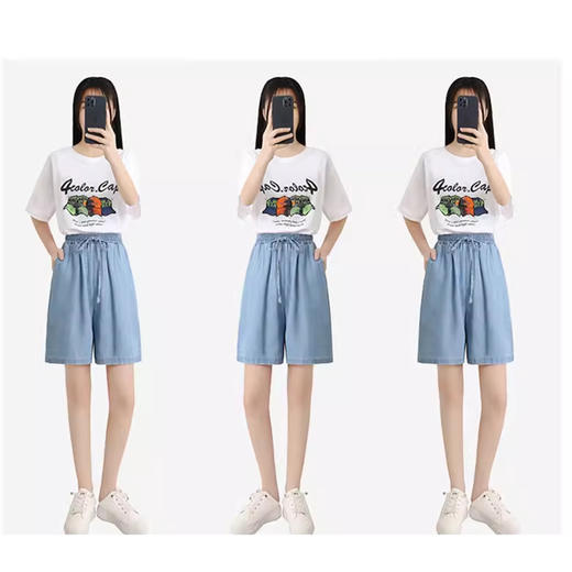 裁缝学苑AQ300 夏季新款女装短裤纸样松紧腰阔腿五分裤子打版裁剪样板 商品图4