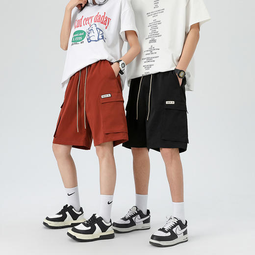 男女同款【美式工装短裤】冰丝面料 超薄透气 宽松休闲 时尚百搭 舒适有型！ 商品图3