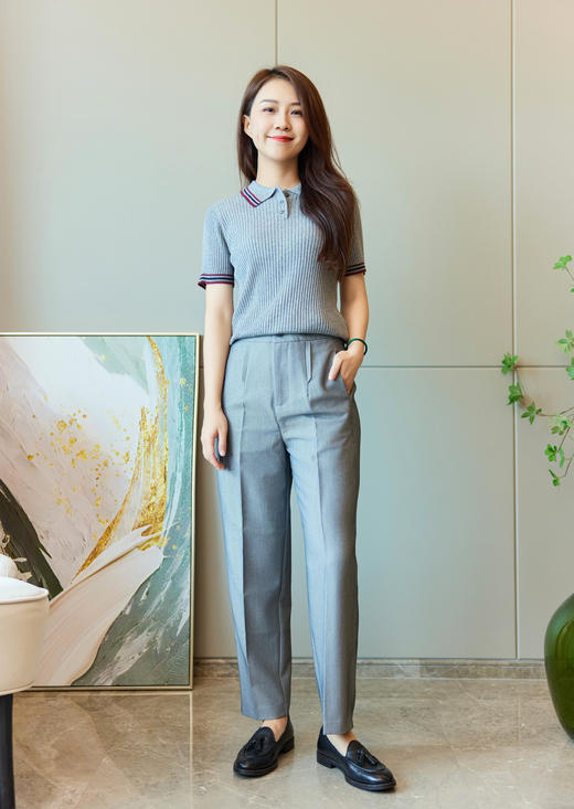 英式气质OL吸烟裤 商品图1