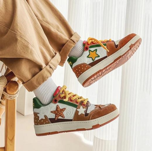 3D立体剪裁 星星元素 男女百搭厚底休闲鞋潮 商品图0