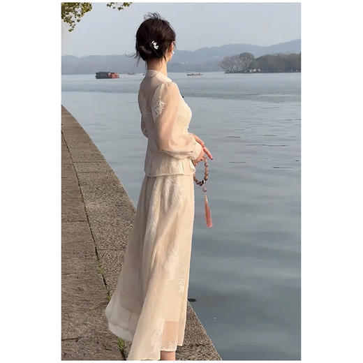 裁缝学苑AS266新中式复古国风立领上衣半身裙纸样小衫套装样板打版 商品图3