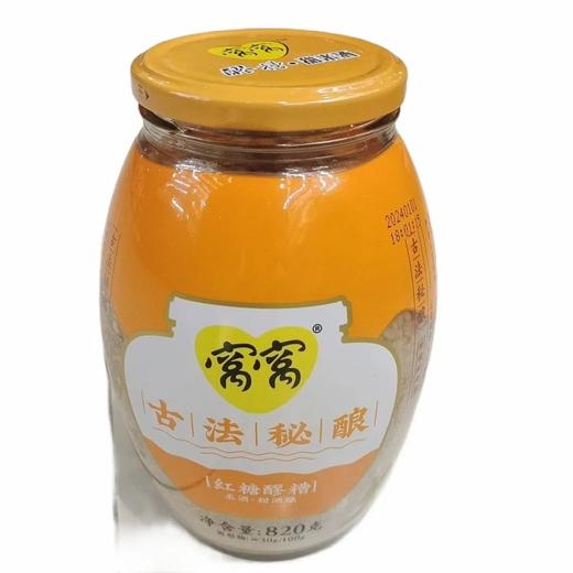 窝窝醪糟红糖八宝米酒0.8° 320g/瓶 商品图0